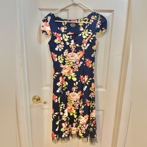 Hearts and Roses rockabilly swing dress